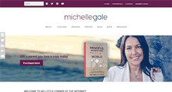 Desktop Screenshot of michellegale.com